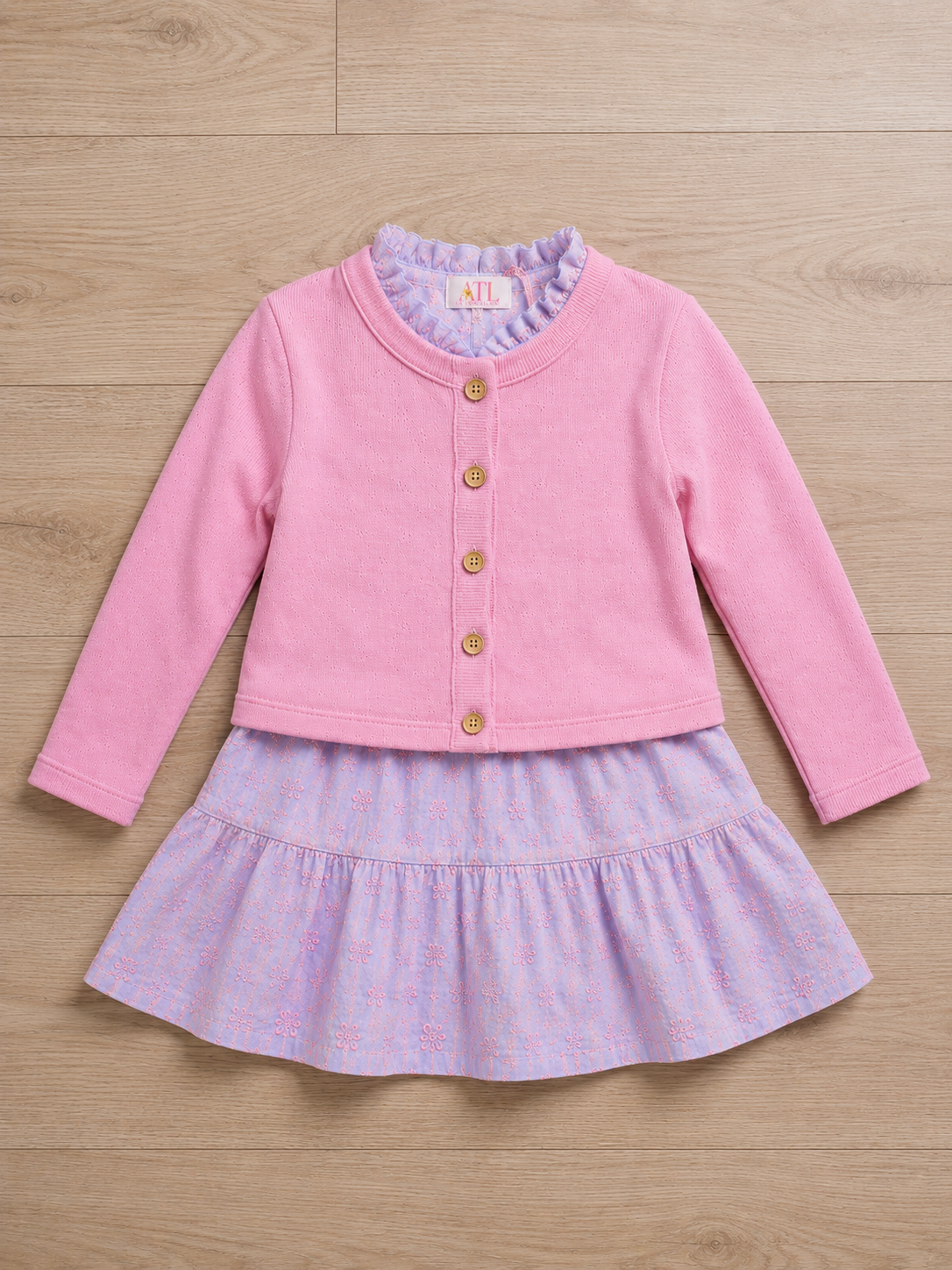 Pink & Lavender Parfait Dress