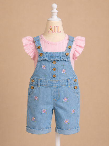 Tiny Bop Petals Coveralls