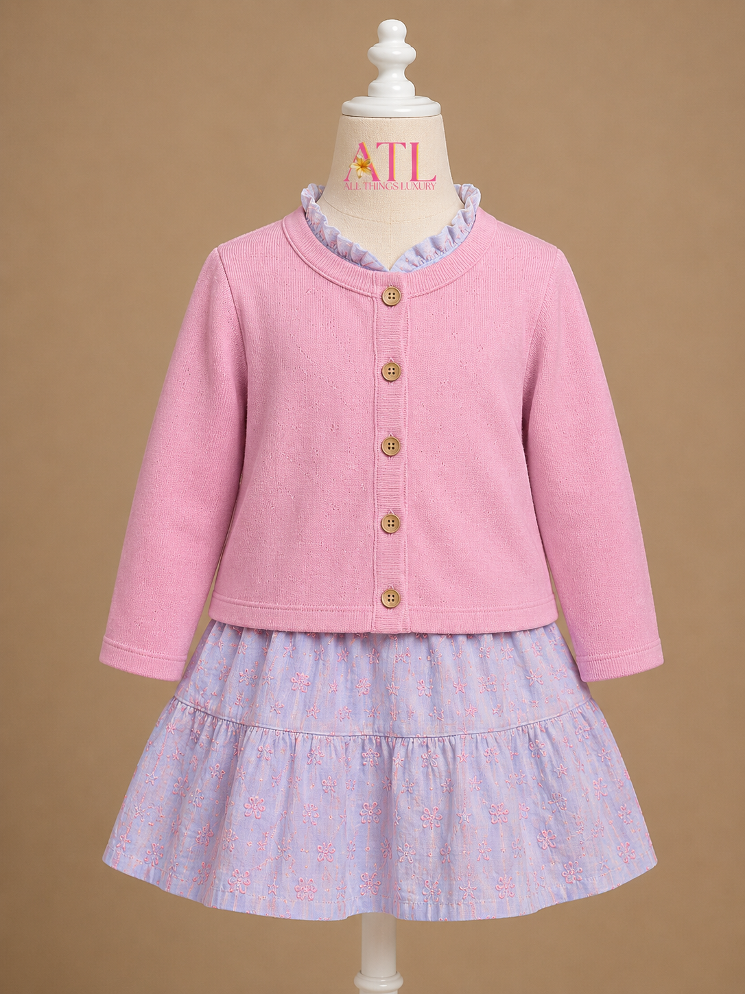 Pink & Lavender Parfait Dress