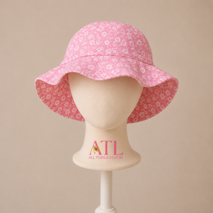 Malibu Pink Romper & Hat Set