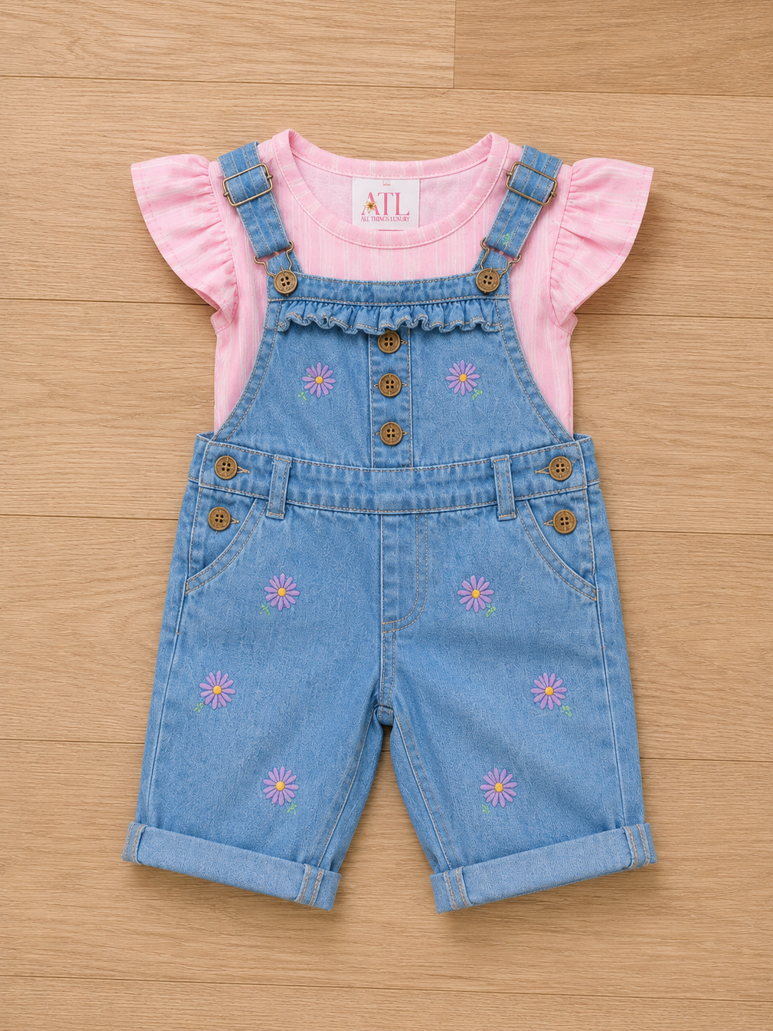 Tiny Bop Petals Coveralls