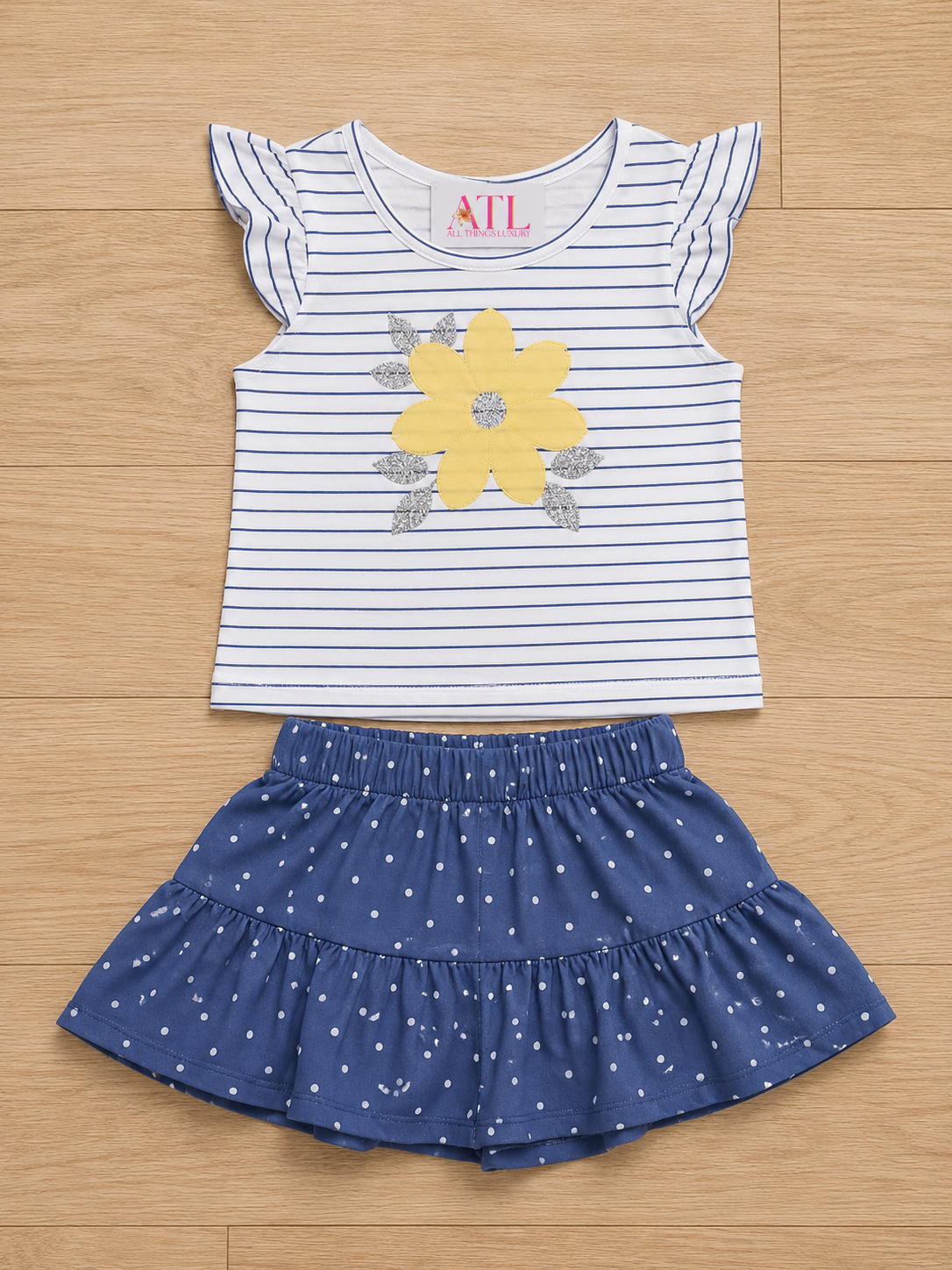 Bluebell Twirl Skort Set