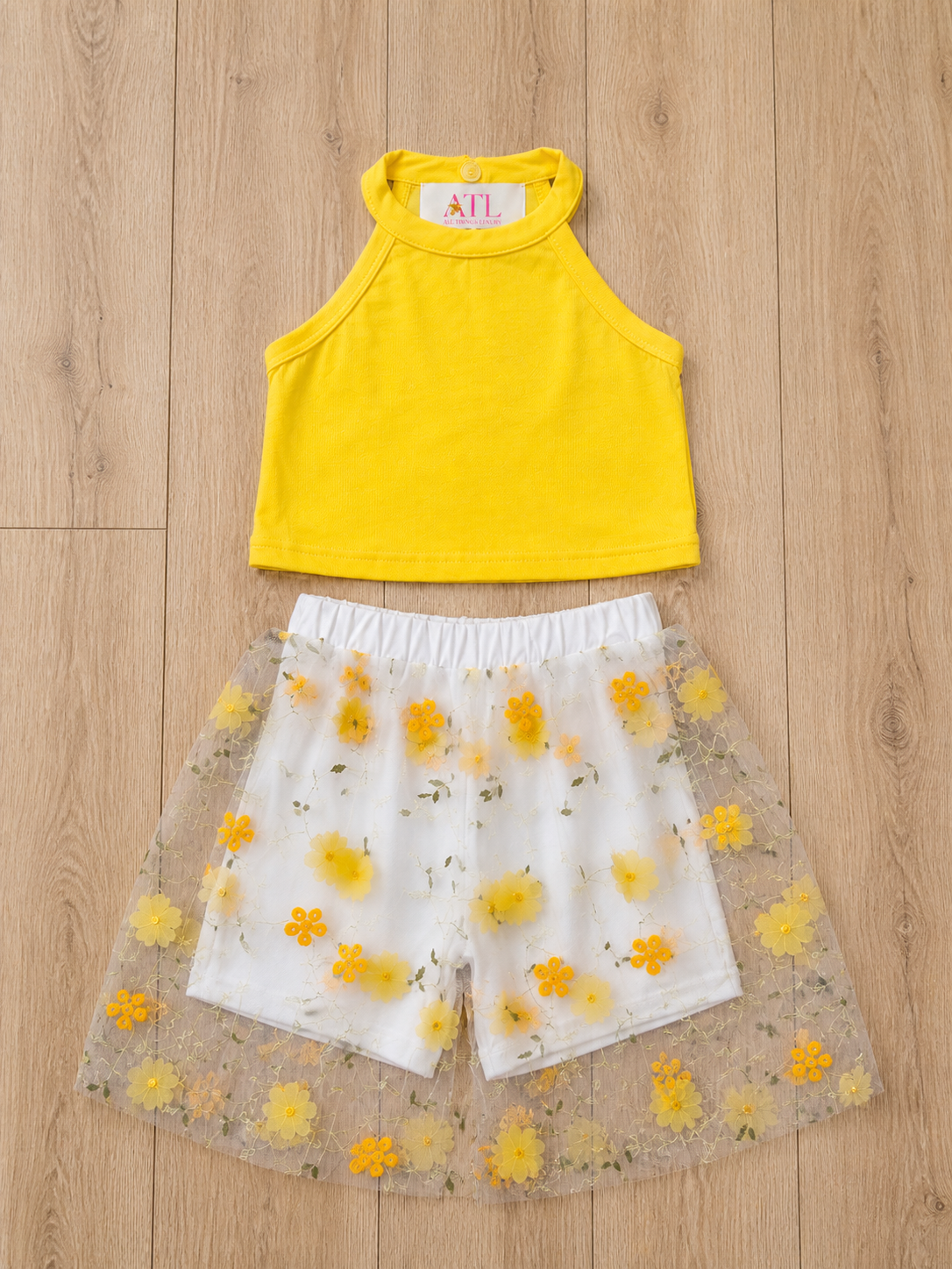 Sunshine Daisy Tulle Duo