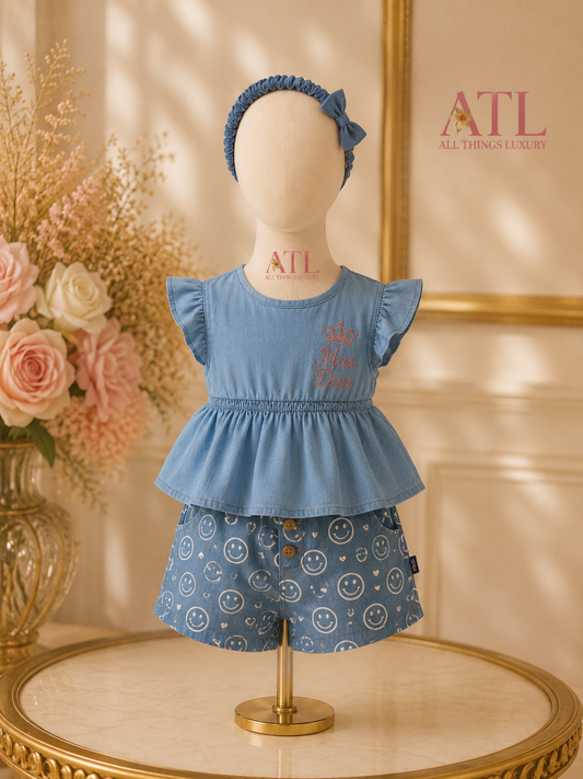 Blue Seaside Bloom Duo