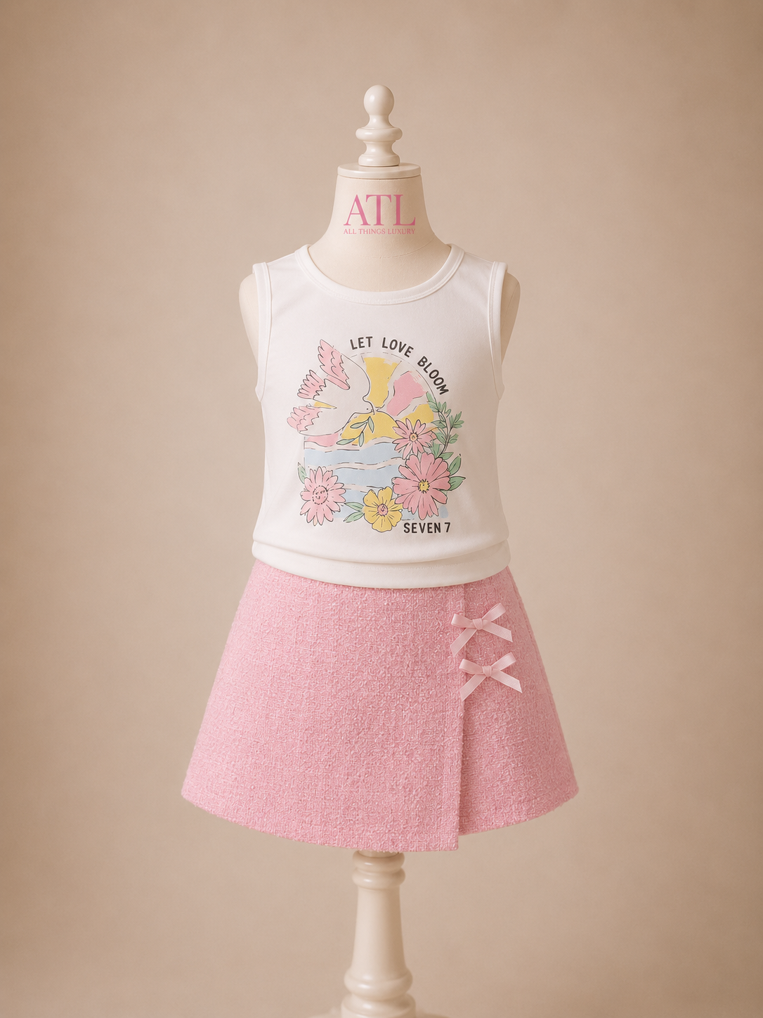 Pink Sorbet Skort Set