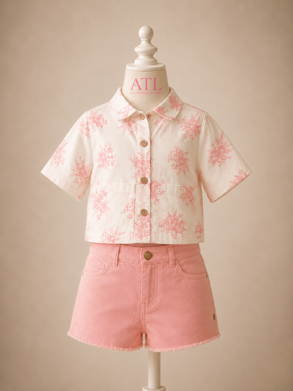 Blush Blossom Denim Duo