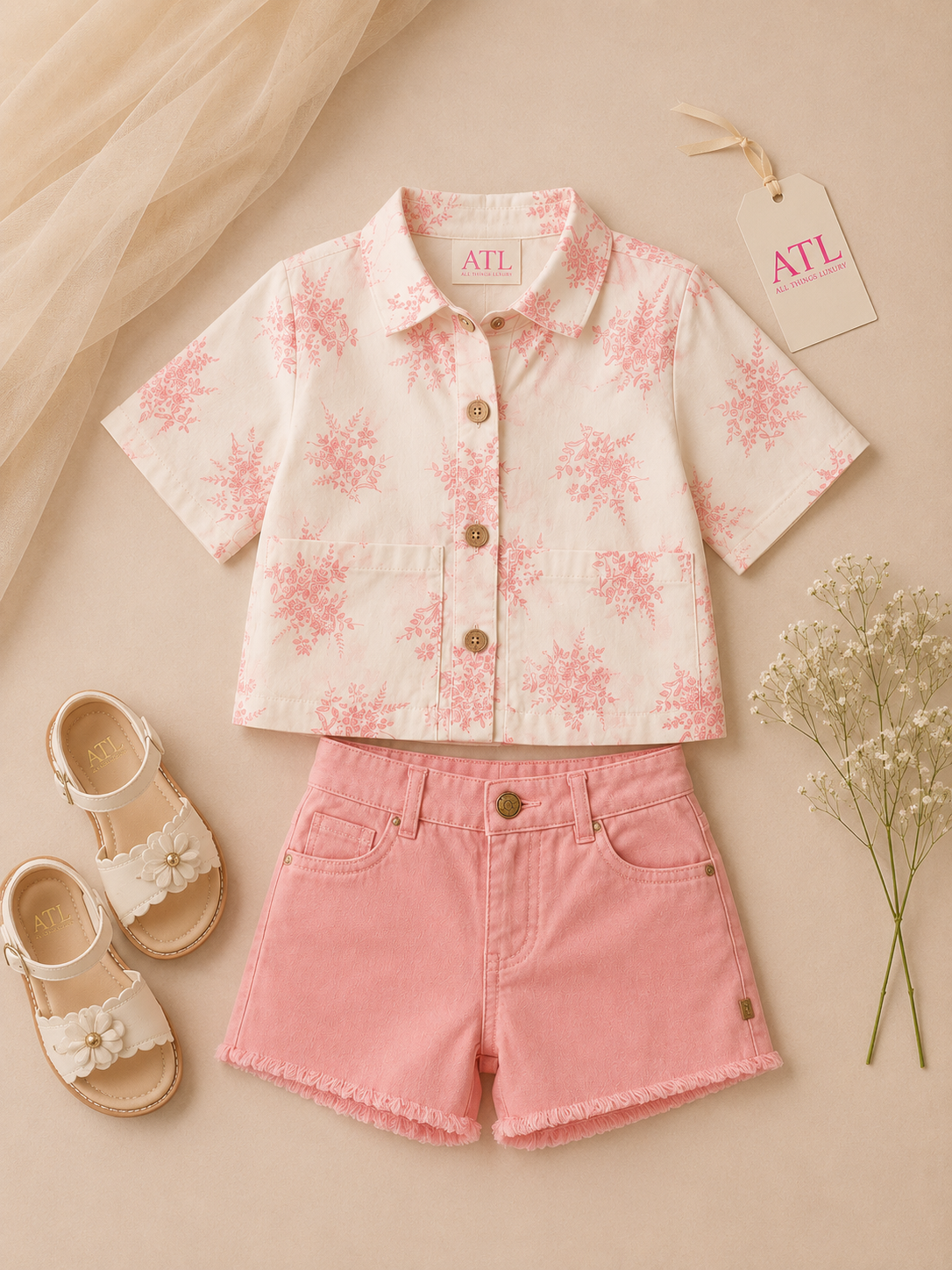 Blush Blossom Denim Duo
