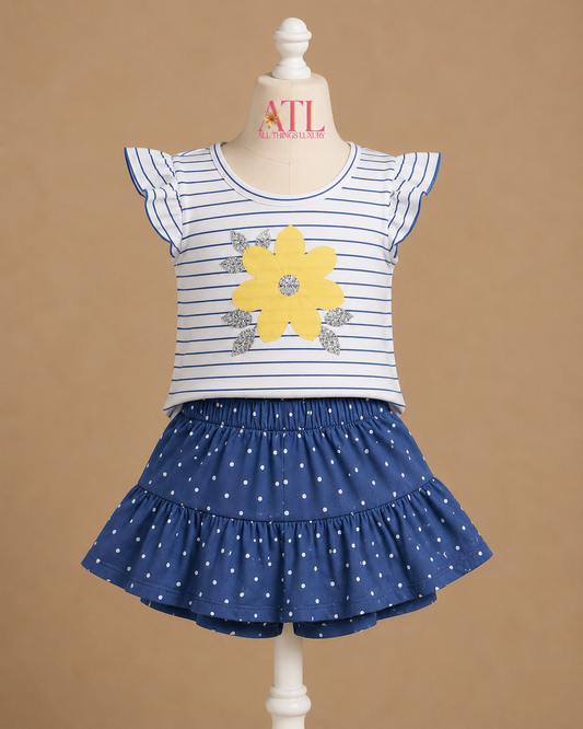 Bluebell Twirl Skort Set
