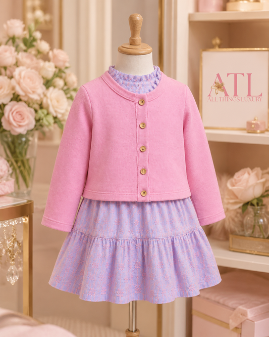 Pink & Lavender Parfait Dress