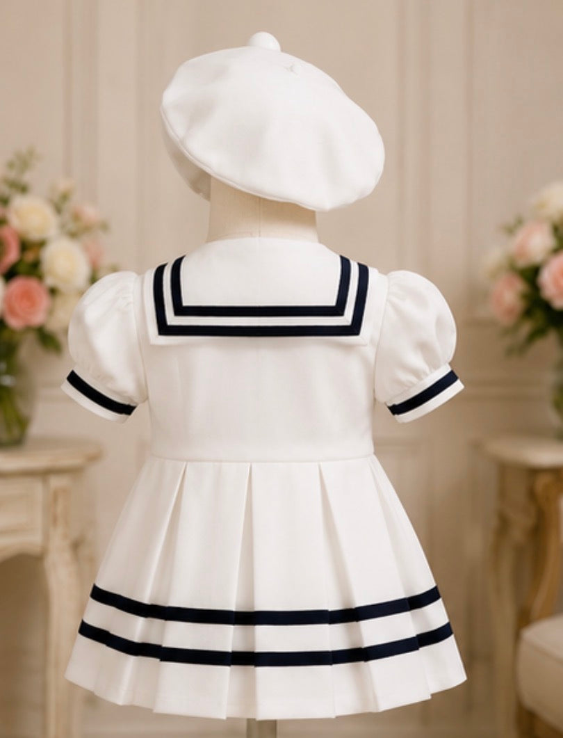 Buckingham Dress - White