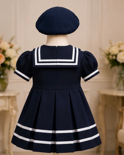 Buckingham Dress - Navy
