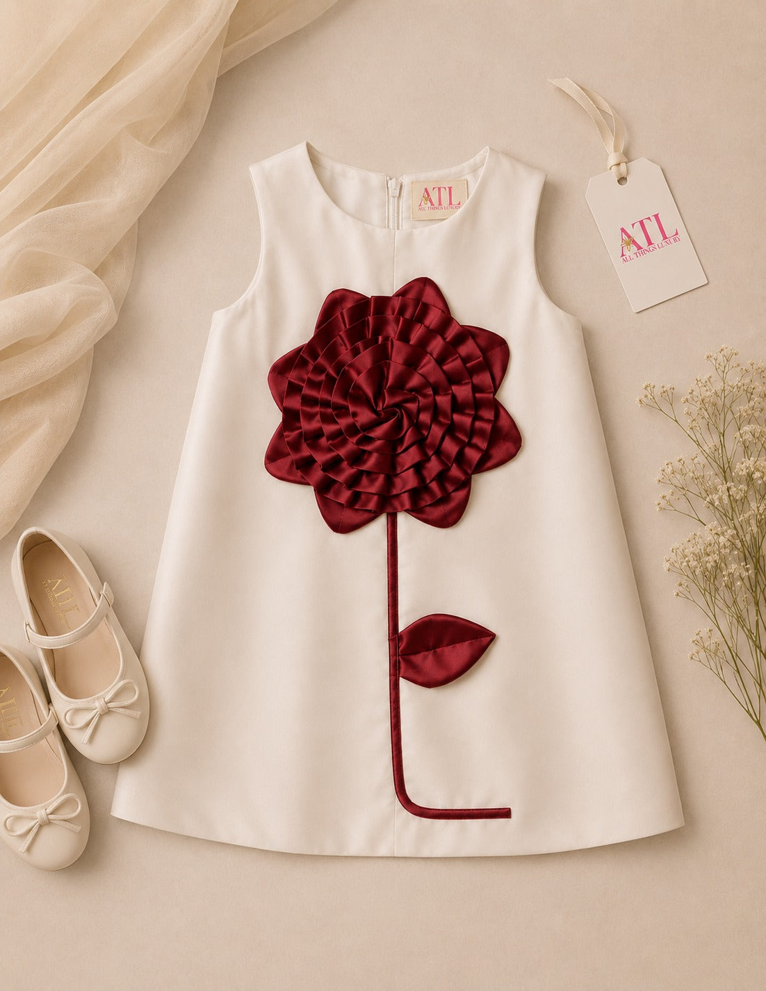 Scarlet Bloom Dress